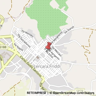 Mappa Via Enna, 39, 90025 Lercara Friddi, Palermo (Sicilia)