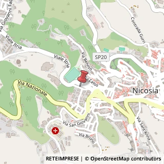 Mappa Via s. elia 1, 94014 Nicosia, Enna (Sicilia)