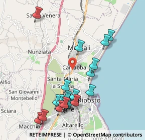 Mappa Via Luigi Einaudi, 95016 Mascali CT, Italia (2.43)