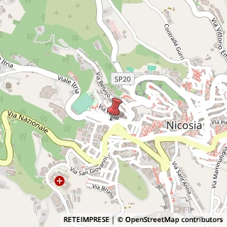 Mappa Via Giacomo Matteotti, 58, 94014 Nicosia, Enna (Sicilia)