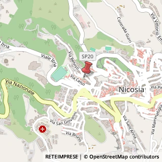 Mappa Via Belviso, 32, 94014 Nicosia, Enna (Sicilia)