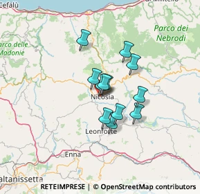 Mappa 94014 Nicosia EN, Italia (9.56333)