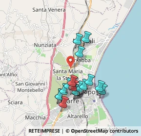 Mappa Via Siculo Orientale, 95014 Giarre CT, Italia (1.88611)