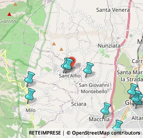 Mappa Via Carone, 95010 Sant'Alfio CT, Italia (3.16)