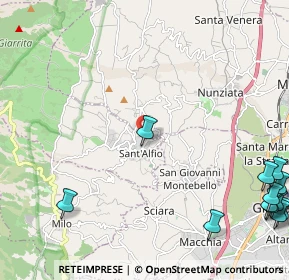 Mappa Via Carone, 95010 Sant'Alfio CT, Italia (3.91417)