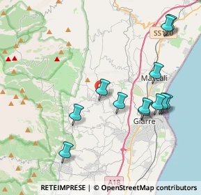 Mappa Via Carone, 95010 Sant'Alfio CT, Italia (4.725)