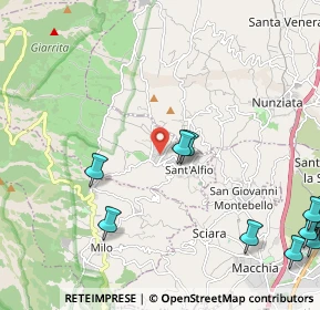 Mappa Via Gen. Salvatore Pennisi, 95016 Sant'Alfio CT, Italia (3.90188)