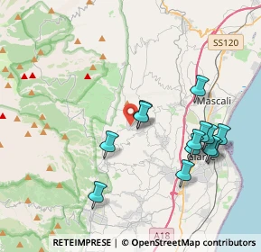 Mappa 95016 Sant'Alfio CT, Italia (4.35615)