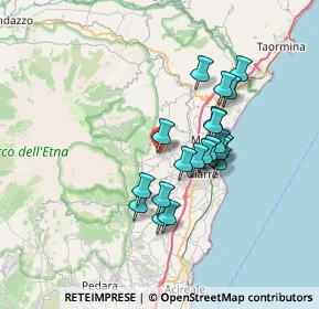 Mappa Via Gen. Salvatore Pennisi, 95016 Sant'Alfio CT, Italia (6.436)