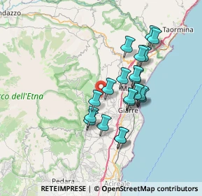 Mappa Via Gen. Salvatore Pennisi, 95016 Sant'Alfio CT, Italia (6.655)