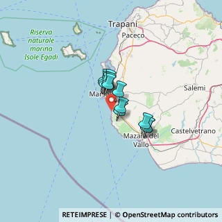 Mappa Contrada Berbaro Rina, 91025 Marsala TP, Italia (7.9225)