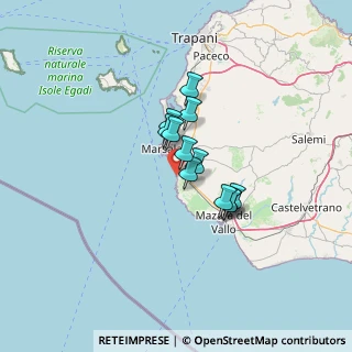 Mappa Contrada Berbaro Rina, 91025 Marsala TP, Italia (9.25667)