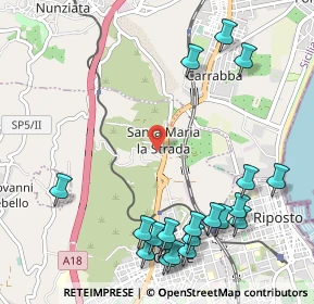 Mappa Via Sacerdote Salvatore Penturo, 95014 Giarre CT, Italia (1.5105)