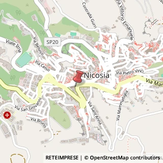 Mappa Piazza Guglielmo Marconi, 8, 94014 Nicosia, Enna (Sicilia)