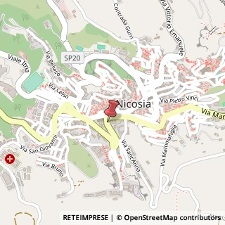 Mappa Piazza Guglielmo Marconi, 4, 94014 Nicosia, Enna (Sicilia)