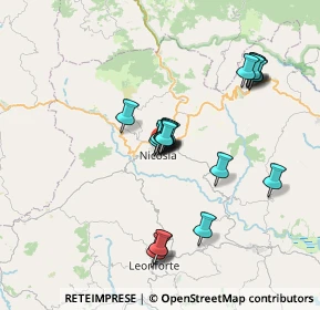 Mappa Via F. Randazzo, 94014 Nicosia EN, Italia (7.264)