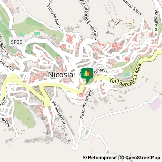 Mappa vicolo trappeto  s. agata, 19, 94014 Nicosia, Enna (Sicilia)