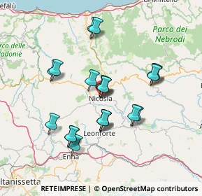 Mappa Via Filippo Randazzo, 94014 Nicosia EN, Italia (14.3325)