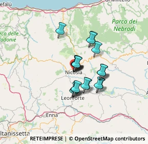 Mappa Via F. Randazzo, 94014 Nicosia EN, Italia (9.727)