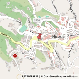 Mappa Via Milana, 44, 94014 Nicosia, Enna (Sicilia)