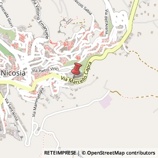 Mappa Via Marcello Capra, 62, 94014 Nicosia, Enna (Sicilia)