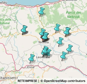 Mappa Via della Pace, 94014 Nicosia EN, Italia (12.661)