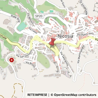 Mappa Via Umberto I, 39, 94014 Nicosia, Enna (Sicilia)