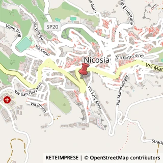 Mappa Via Roma, 28, 94014 Nicosia EN, Italia, 94014 Nicosia, Enna (Sicilia)