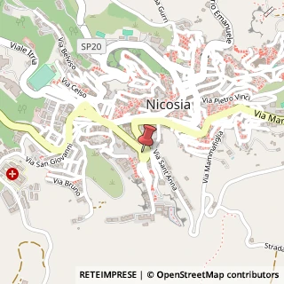 Mappa Via Umberto, 45, 94014 Nicosia, Enna (Sicilia)