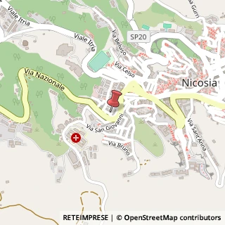 Mappa Via Nazionale, 108, 94014 Nicosia, Enna (Sicilia)