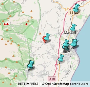 Mappa Via Guglielmo Marconi, 95010 Sant'Alfio CT, Italia (5.09688)