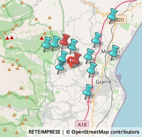 Mappa Via Guglielmo Marconi, 95010 Sant'Alfio CT, Italia (3.04077)
