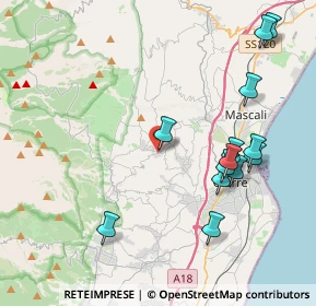 Mappa Via Guglielmo Marconi, 95010 Sant'Alfio CT, Italia (4.92769)