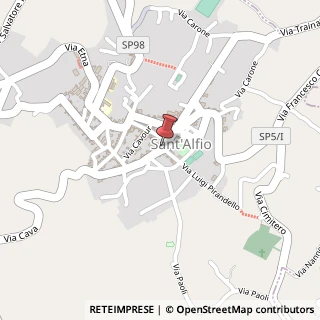Mappa Via Guglielmo Marconi, 1, 95010 Sant'Alfio CT, Italia, 95010 Sant'Alfio, Catania (Sicilia)