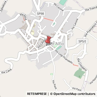 Mappa Via Guglielmo Marconi, 10, 95010 Sant'Alfio, Catania (Sicilia)