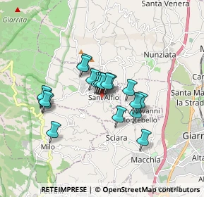 Mappa Via Guglielmo Marconi, 95010 Sant'Alfio CT, Italia (1.418)
