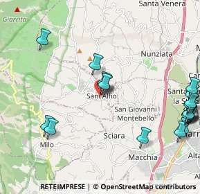 Mappa Via Guglielmo Marconi, 95010 Sant'Alfio CT, Italia (3.025)