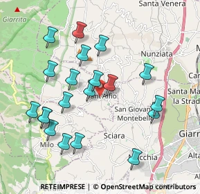 Mappa Via Guglielmo Marconi, 95010 Sant'Alfio CT, Italia (2.219)