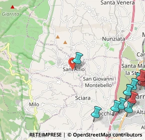Mappa Via Guglielmo Marconi, 95010 Sant'Alfio CT, Italia (3.5925)