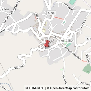 Mappa Via Guglielmo Marconi, 39, 95010 Sant'Alfio, Catania (Sicilia)