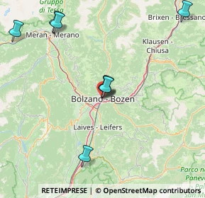 Mappa Via dell'Isarco, 39100 Bolzano BZ, Italia (31.22143)