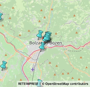 Mappa Via dell'Isarco, 39100 Bolzano BZ, Italia (3.13167)
