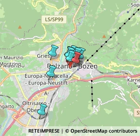Mappa Via dell'Isarco, 39100 Bolzano BZ, Italia (0.75091)