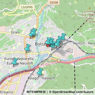 Mappa Via Wolkenstein, 39100 Bolzano BZ, Italia (0.69364)
