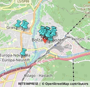 Mappa Via dell'Isarco, 39100 Bolzano BZ, Italia (0.4505)