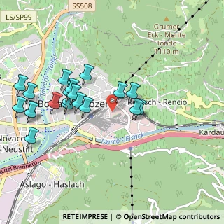 Mappa Via Pier Fortunato Calvi, 39100 Bolzano BZ, Italia (0.999)