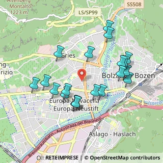 Mappa Piazza del Tribunale, 39100 Bolzano BZ, Italia (0.928)