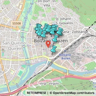 Mappa ⛉Piazza Duomo, 39100 Bolzano BZ, Italia (0.301)