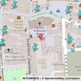 Mappa ⛉Piazza Duomo, 39100 Bolzano BZ, Italia (0.139)