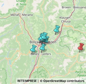 Mappa Bahnhofsallee Via della, 39100 Bolzano BZ, Italia (14.17545)